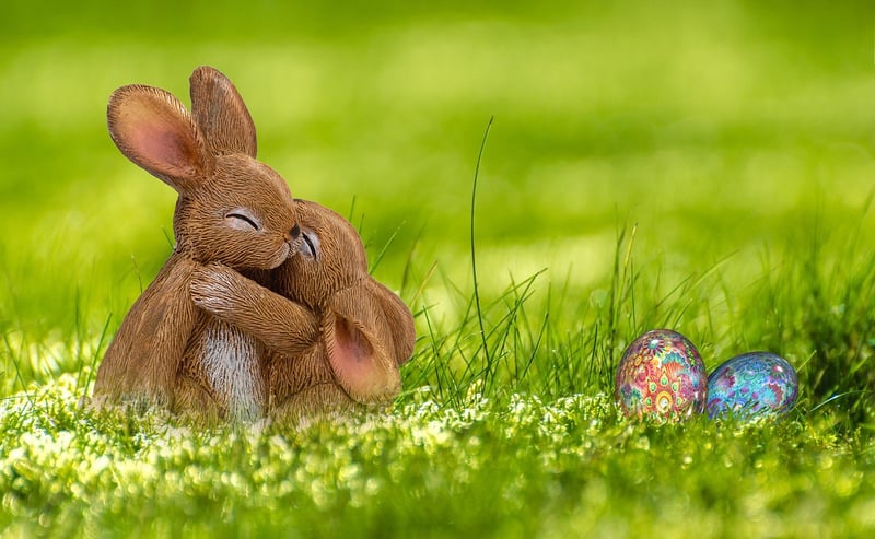 Easter egg planters