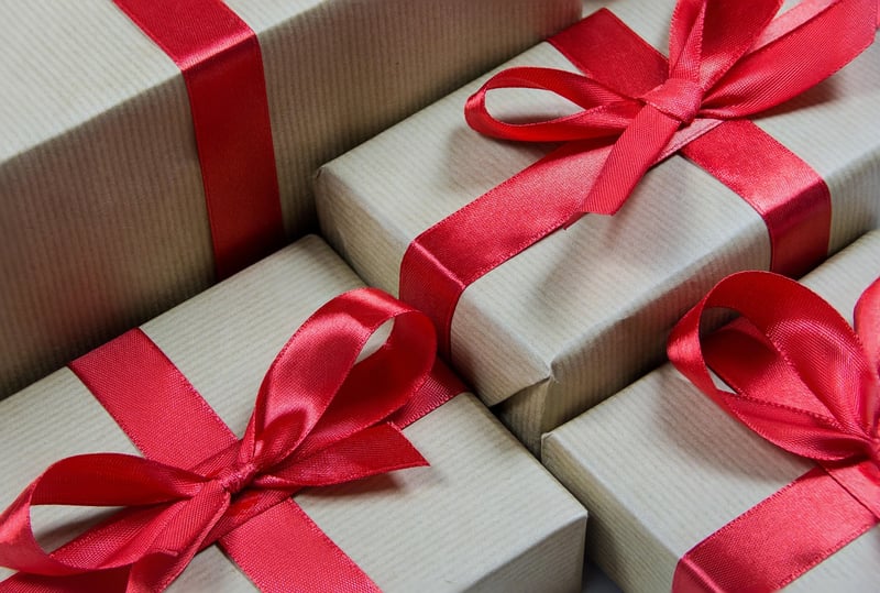 Upcycled Fabric Gift Wrapping
