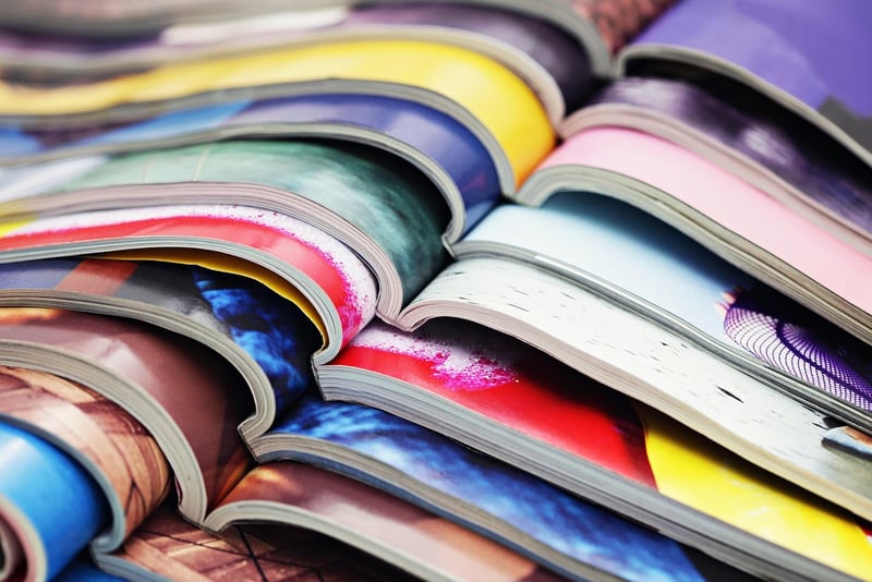Magazine Paper Wall Art